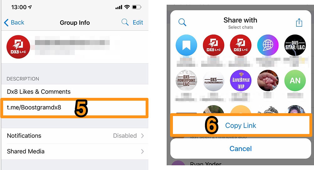 Kako napraviti telegram-QR-kod-iOS