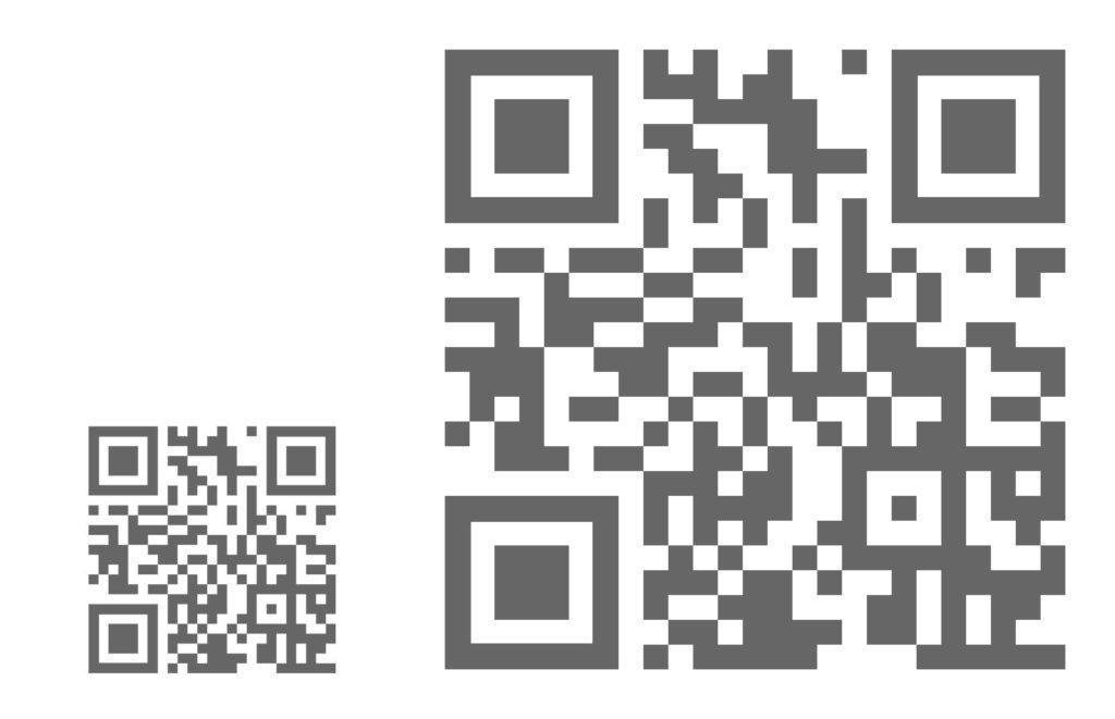 QR-code Minimumgrootte, hoe klein kan een qr-code zijn?