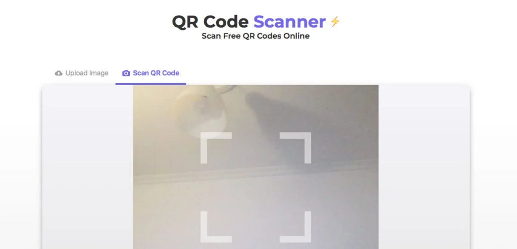 Scanner gratuito di codici QR online - Lettore di codici QR - Pageloot