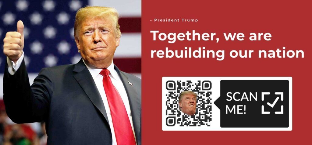 Donald Trump QR Code -kampanja