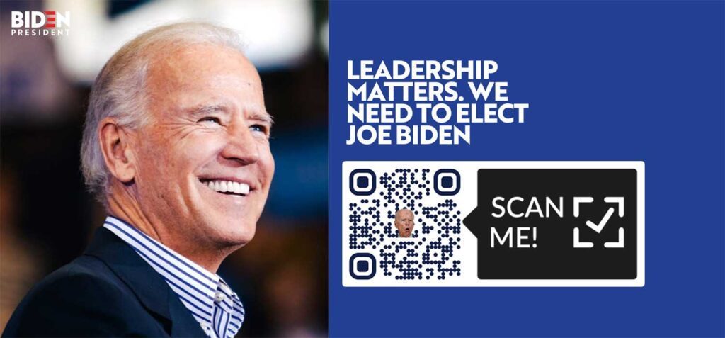 Joe Biden QR Code -kampanja