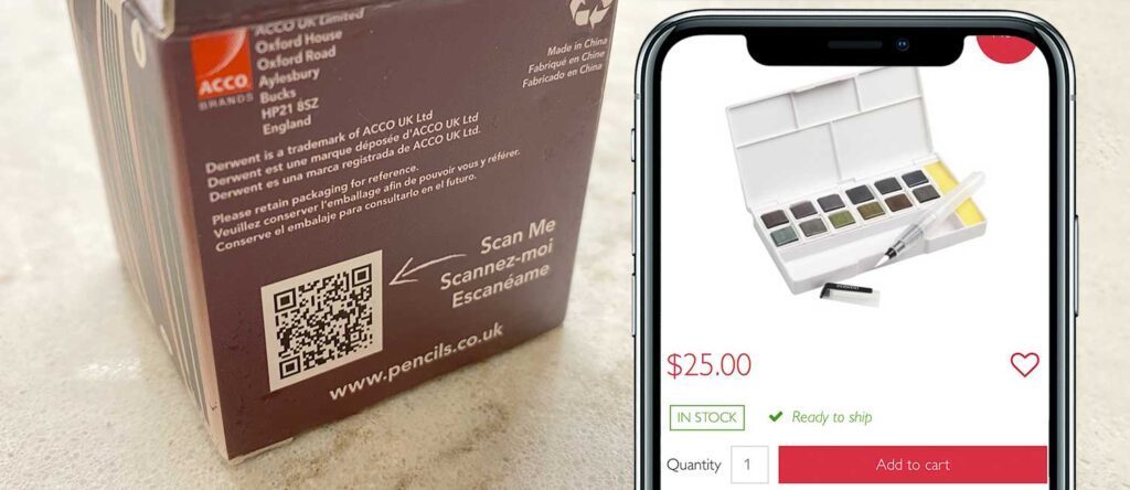 Make a QR Code for Product E-commerce