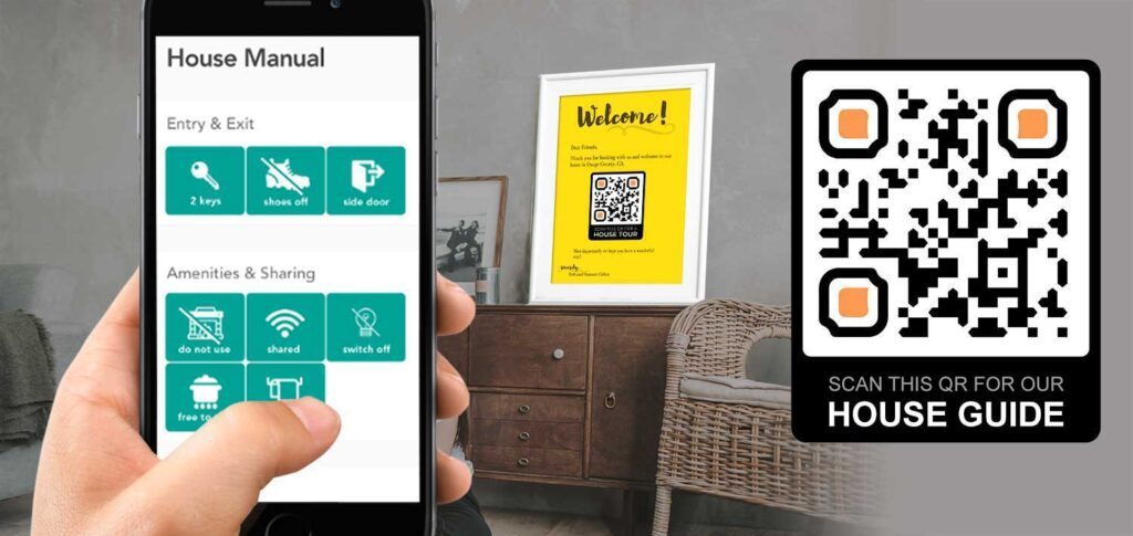 AirbnbハウスマニュアルテンプレートガイドQRコード