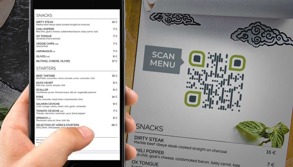 Come creare un menu del ristorante Codice QR - Pageloot