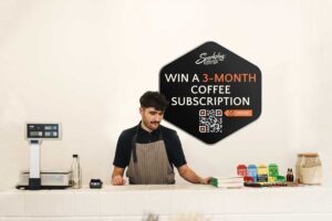 Δημιουργήστε έναν κωδικό QR για Giveaway Coffee