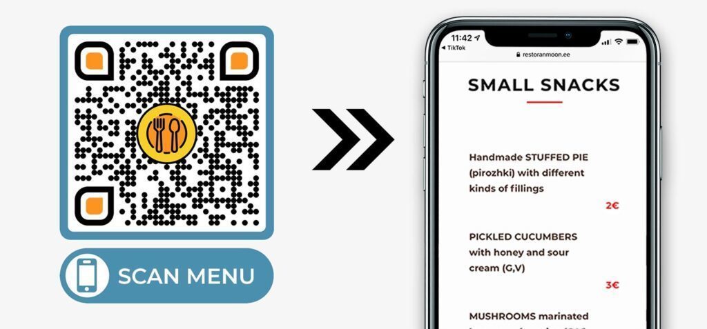 Как посмотреть меню по qr коду