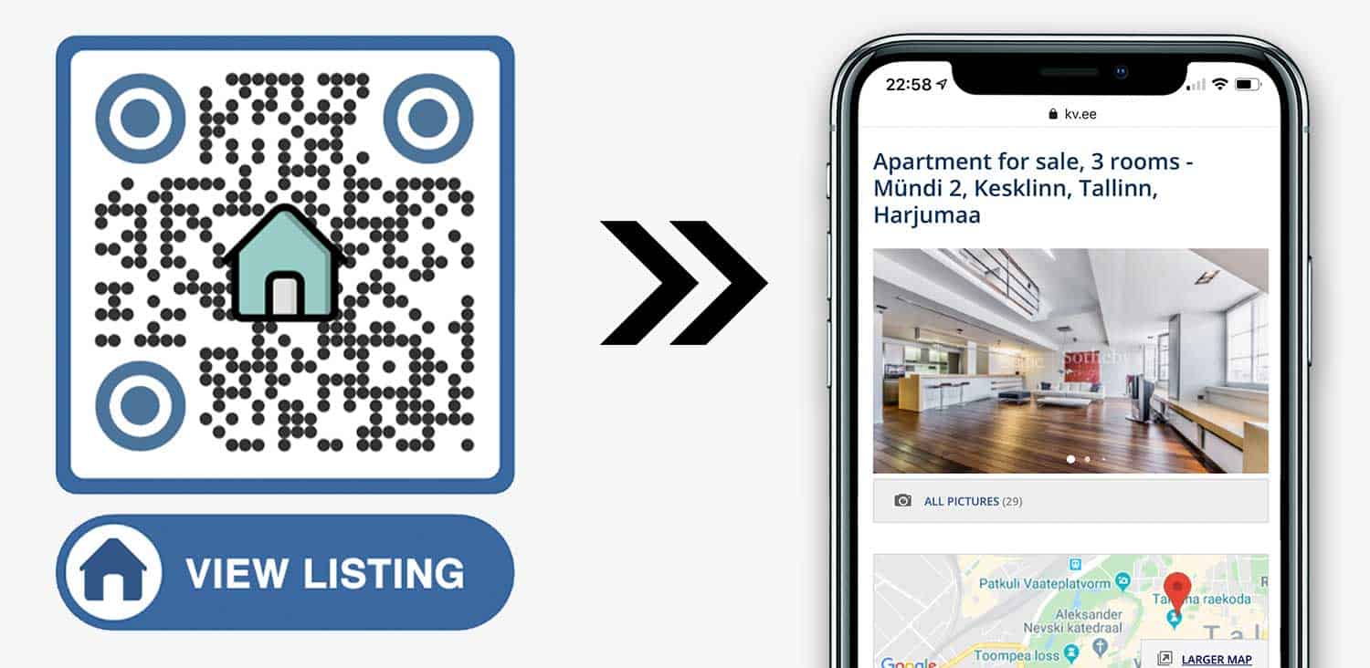 QR Codes for Real Estate Virtual Tours