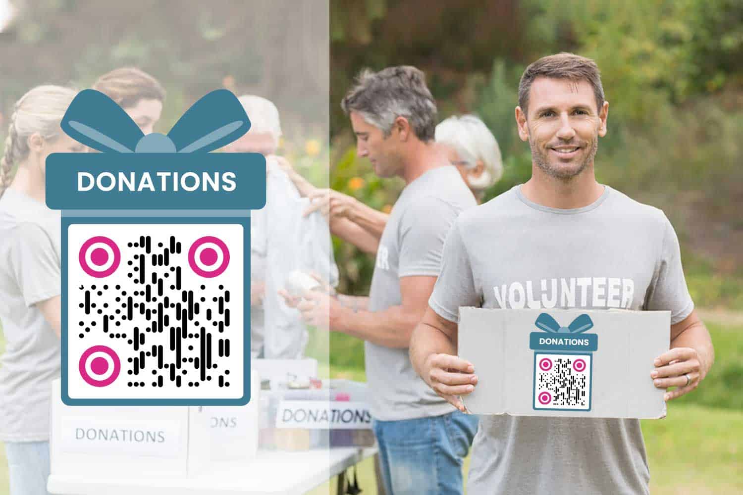 Crear un código QR para donaciones de caridad