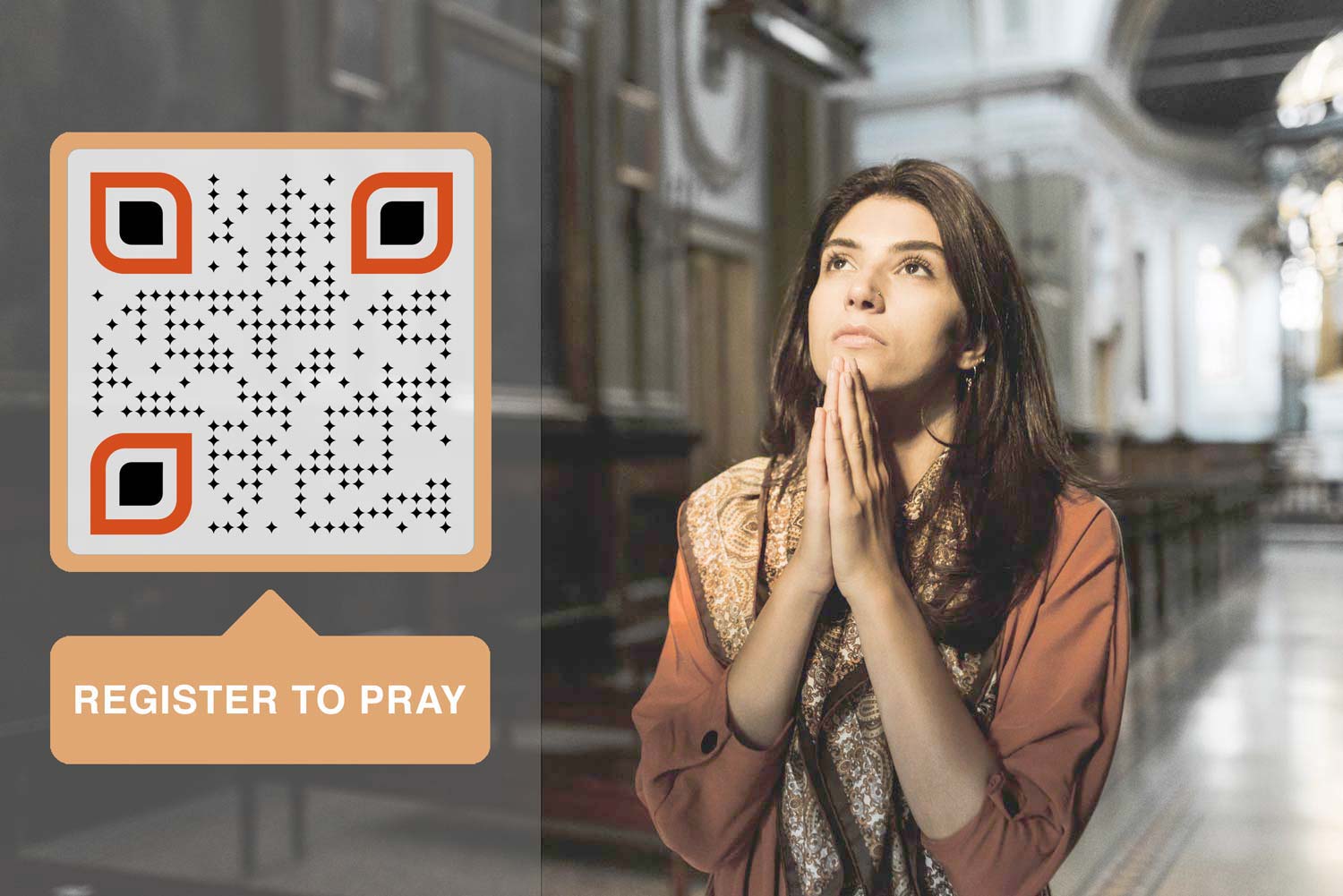 create a QR code for church and congregation