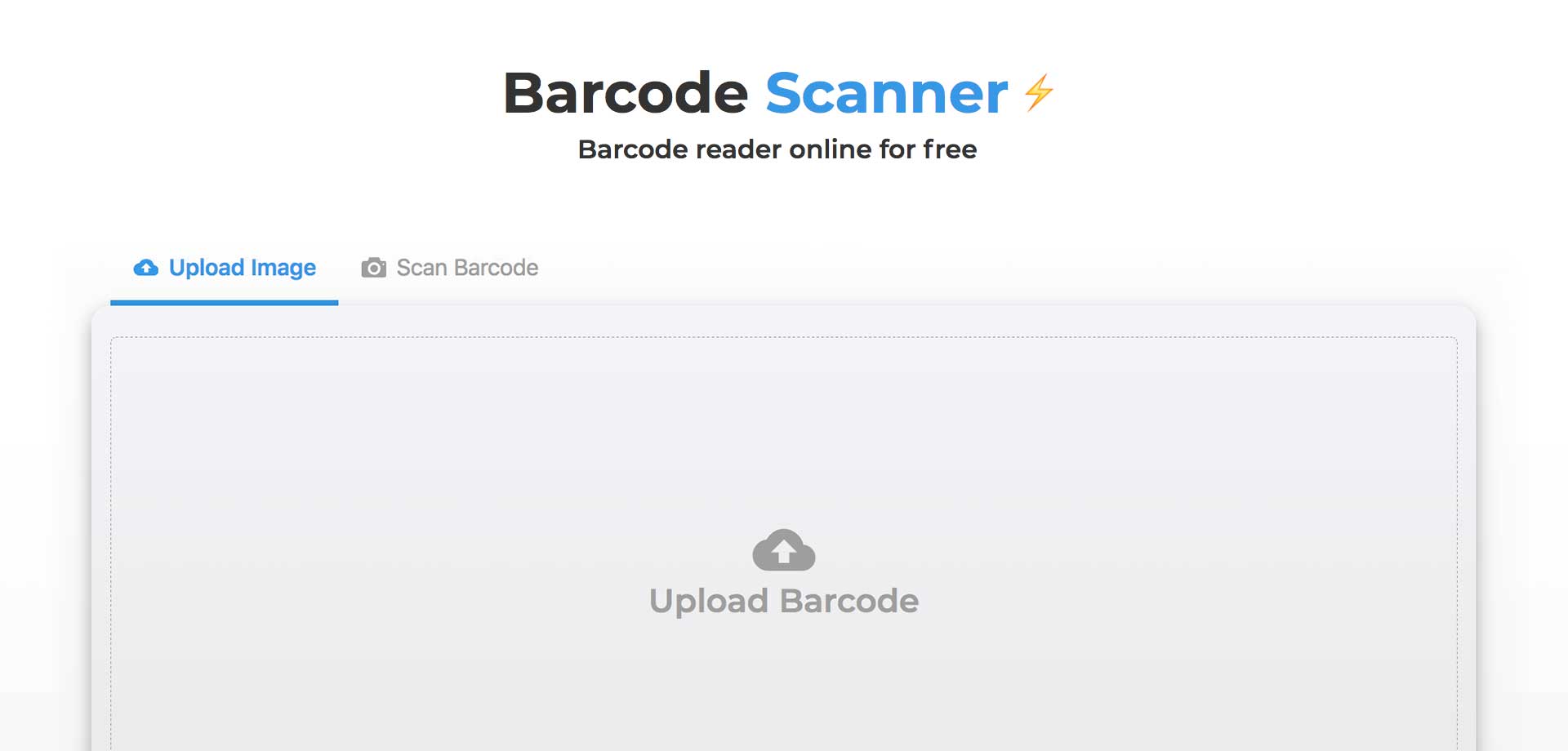 barcode scanner online shopping