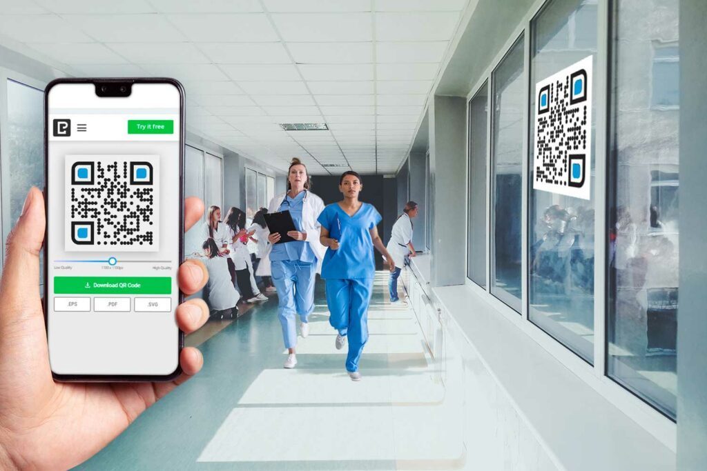 como fazer um código qr para hospitais