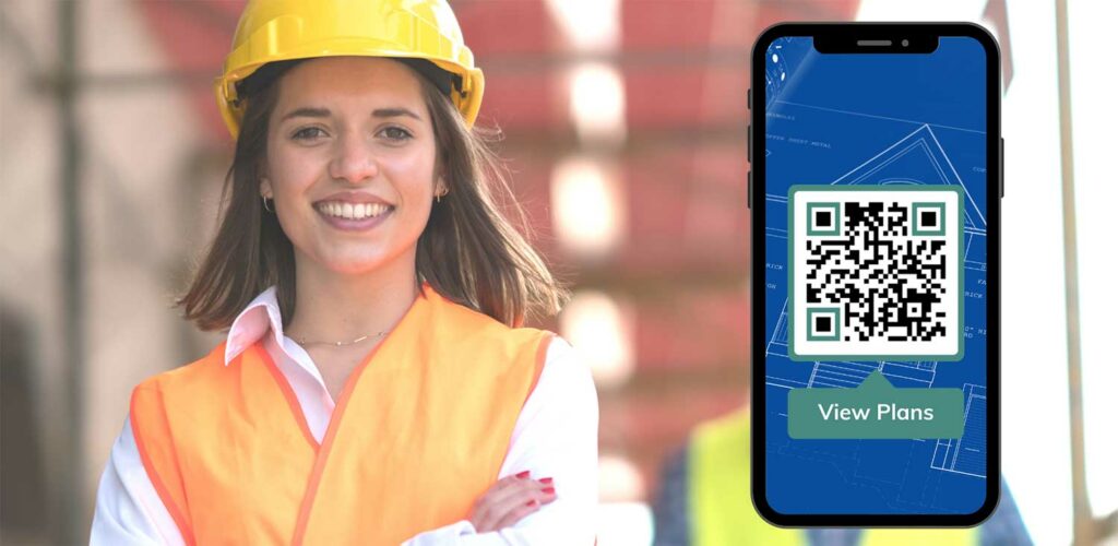 qr code maker para plantas e edifícios