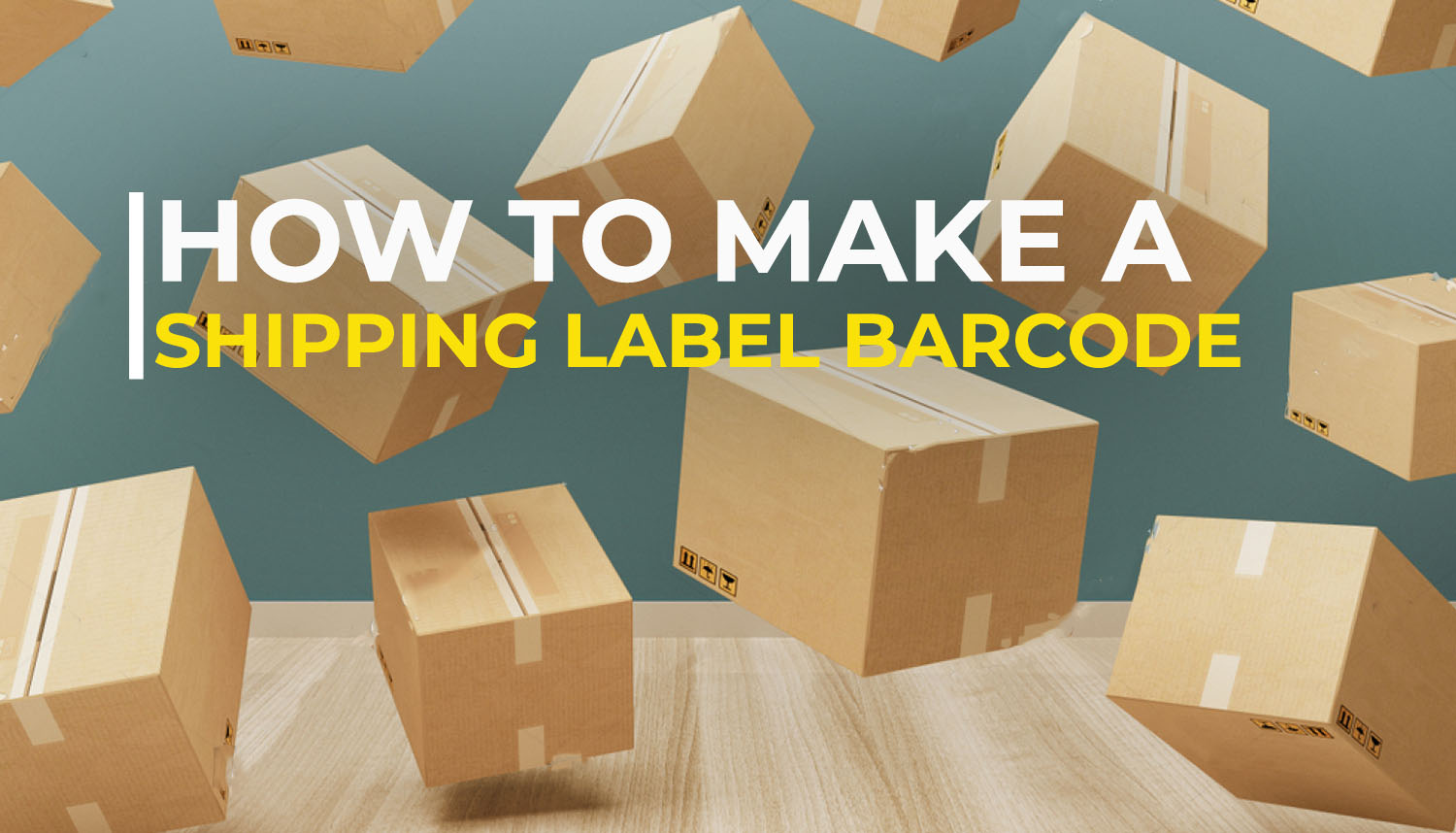 hoe maak je een verzendlabel barcode