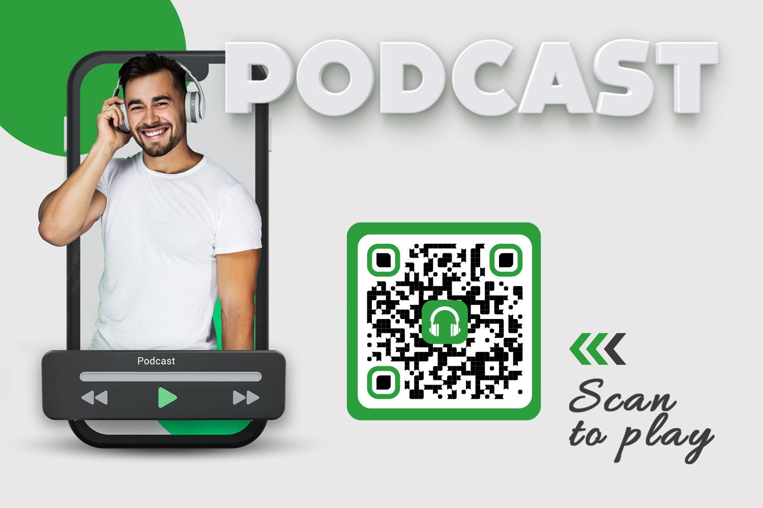 ustvarite qr kodo za podcast