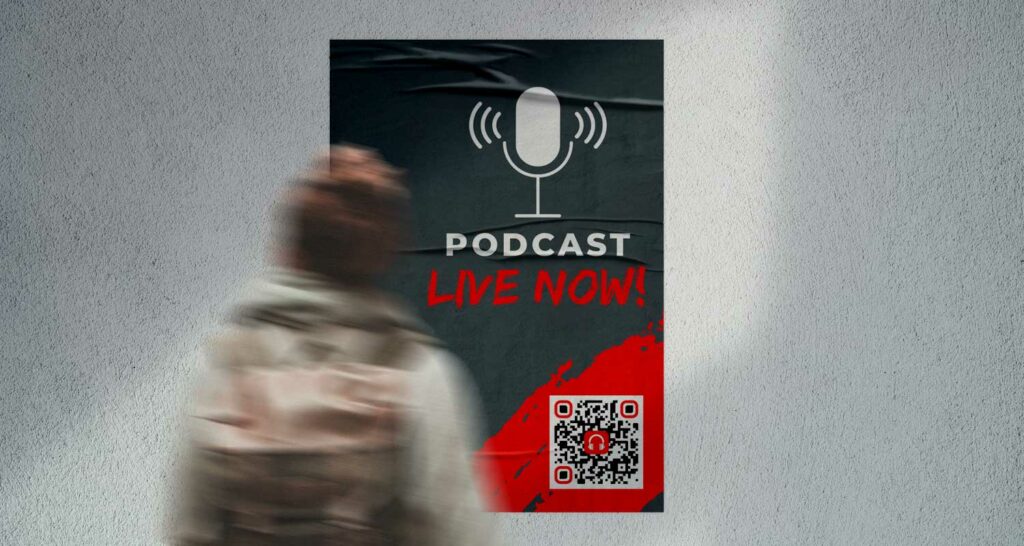 maak een qr code voor podcasts