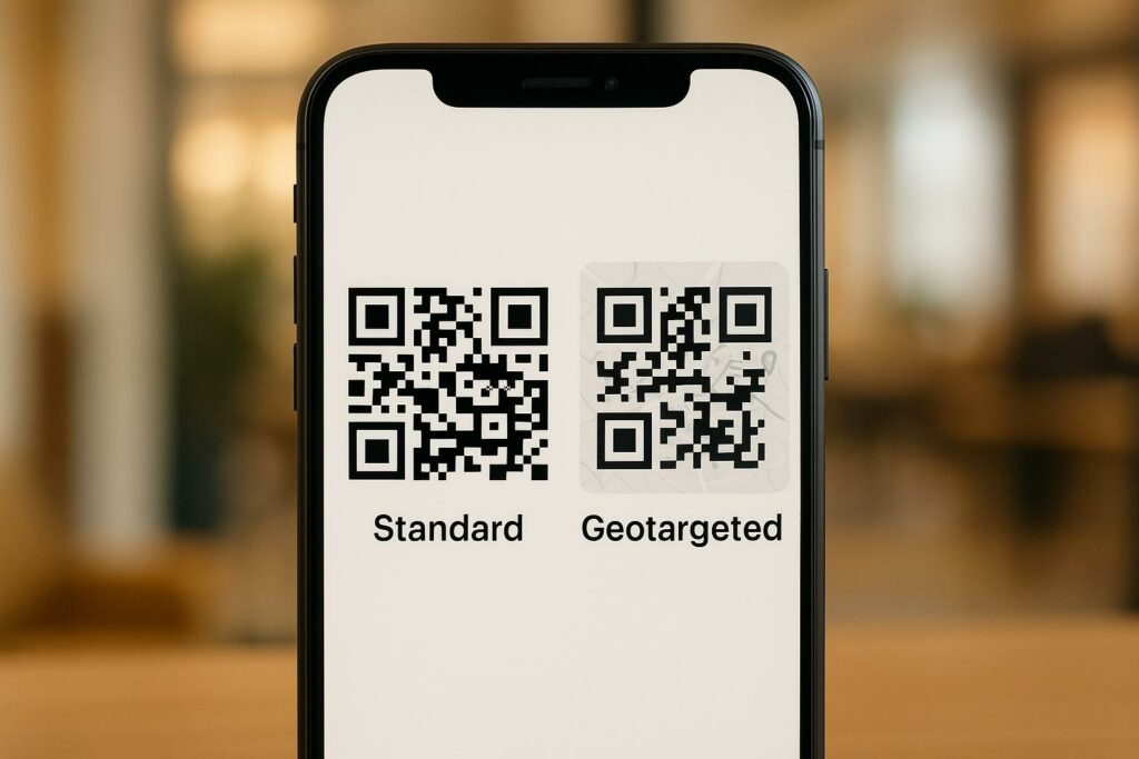קודי QR ממוקדי מיקום לעומת קודי QR סטנדרטיים