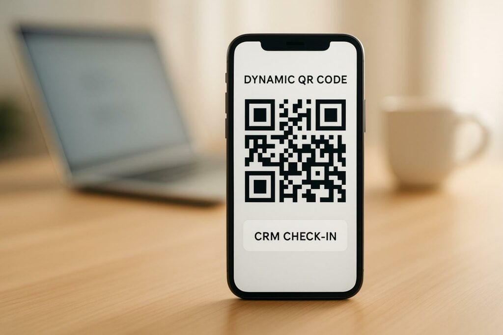 כיצד לבנות קודי QR דינמיים לצ'ק-אין במערכות CRM
