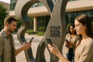 QR-koder i Offentlig kunst: Casestudier