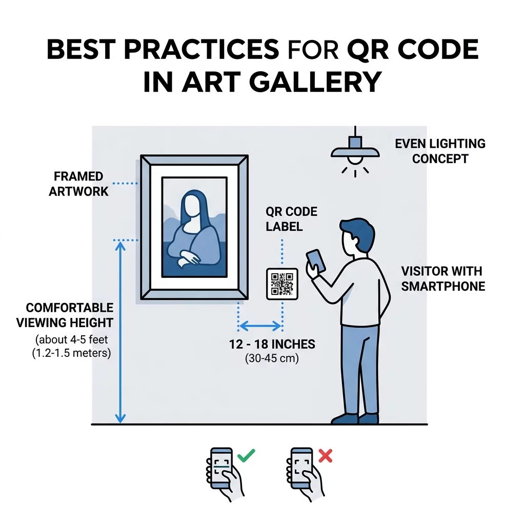 QR placement guide
