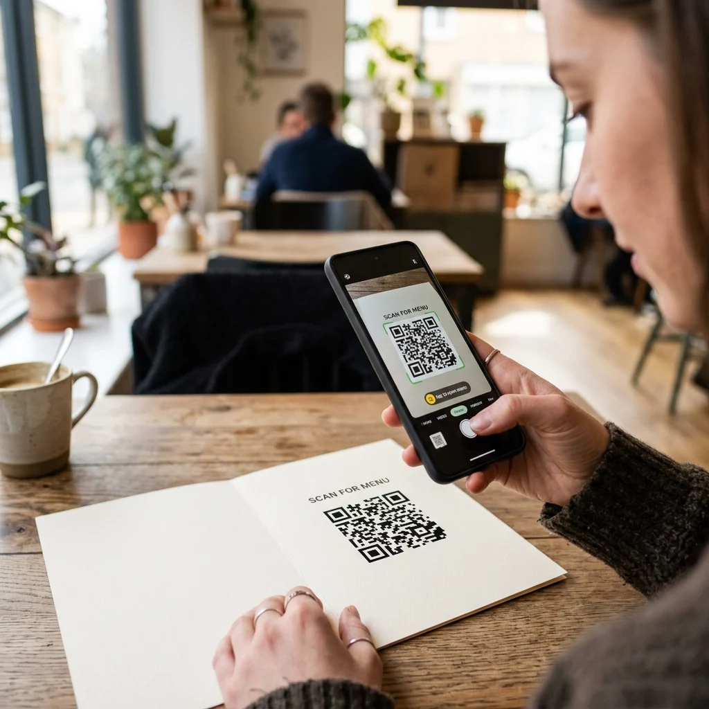 skanning av QR-meny