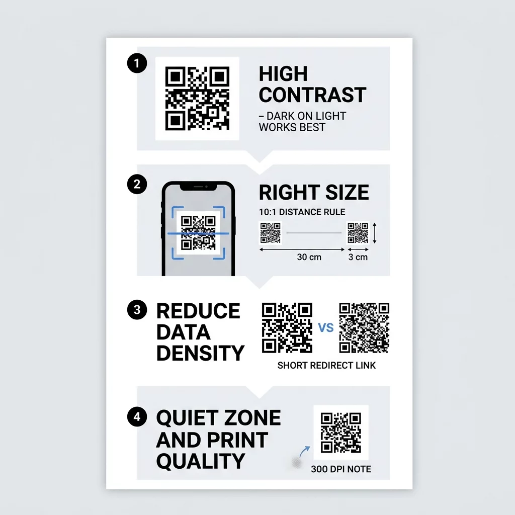 Infografika skenování QR