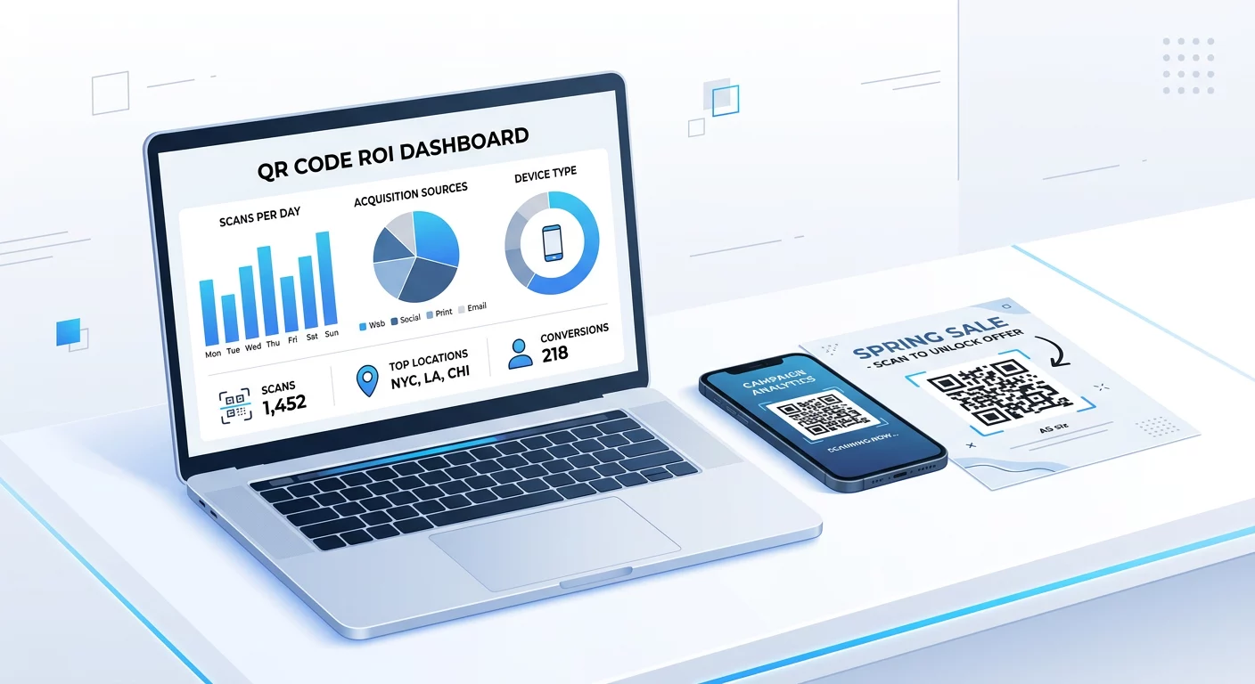 QR-analytiikan hallintapaneeli