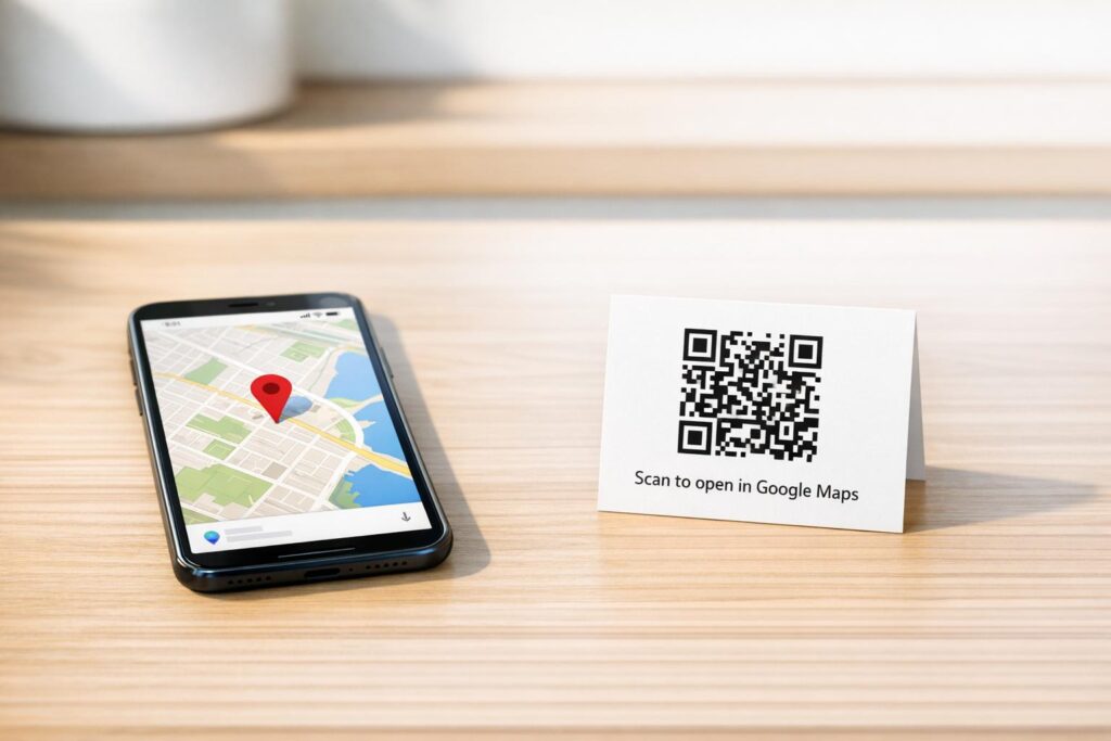 Kaip sukurti QR kodą „Google Maps“: nuoseklios instrukcijos su pavyzdžiais