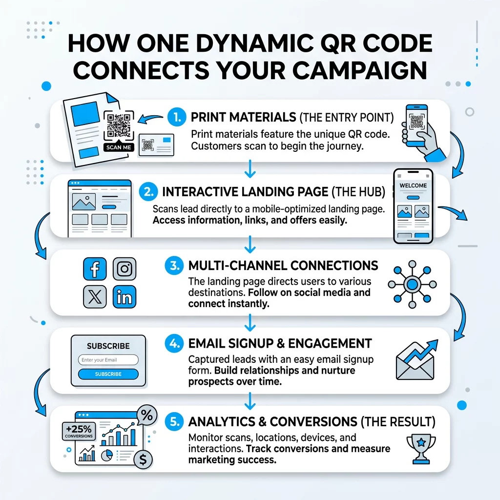 flujo de campaña QR