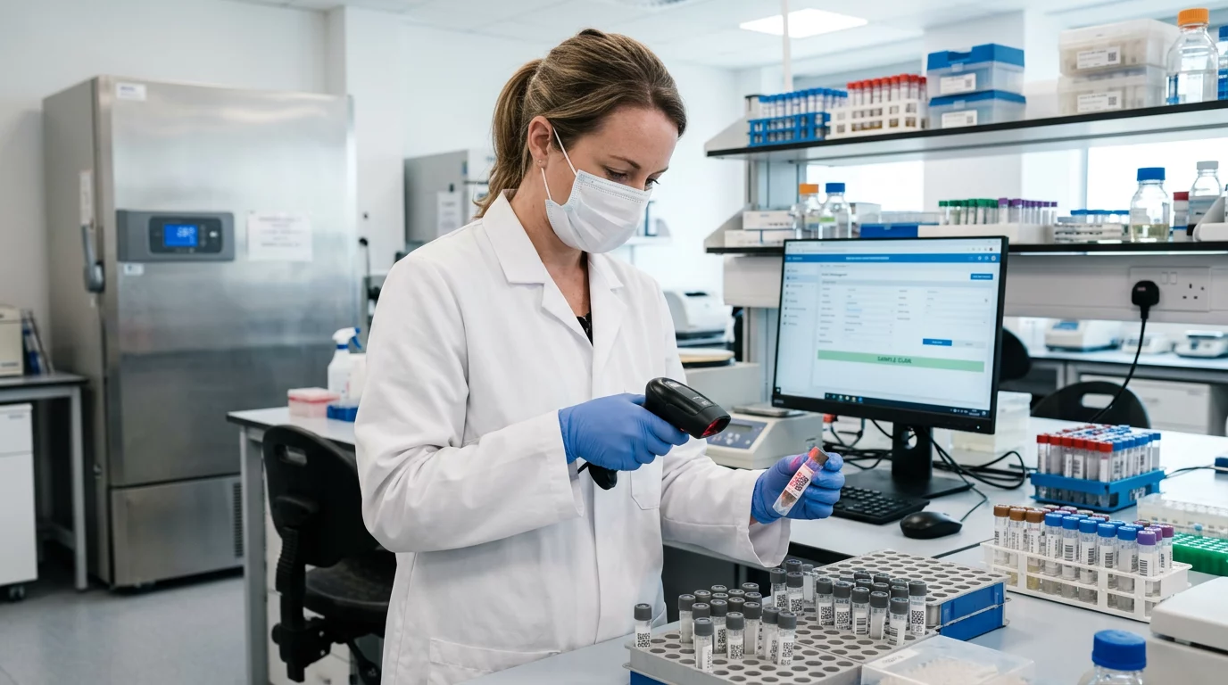 Laboratorion QR-näyteseuranta