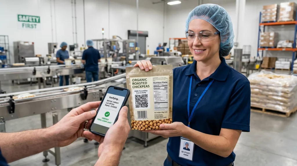 FDA QR packaging