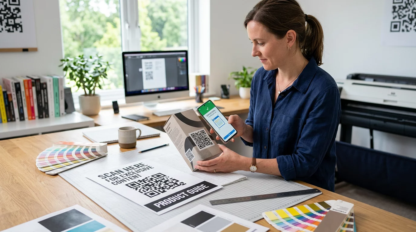 basılı QR kodu testi