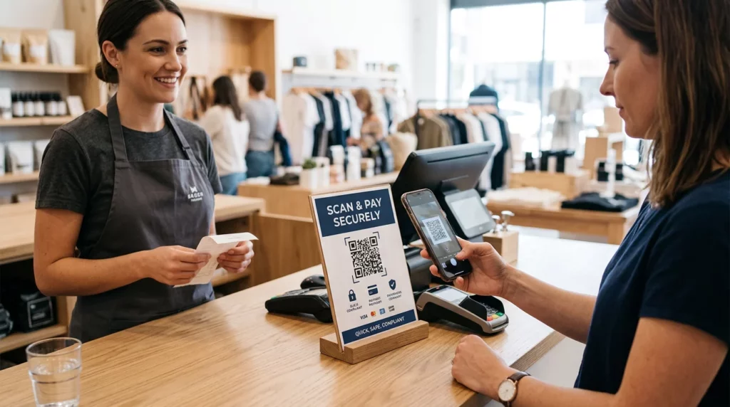 אבטחת תשלומי QR