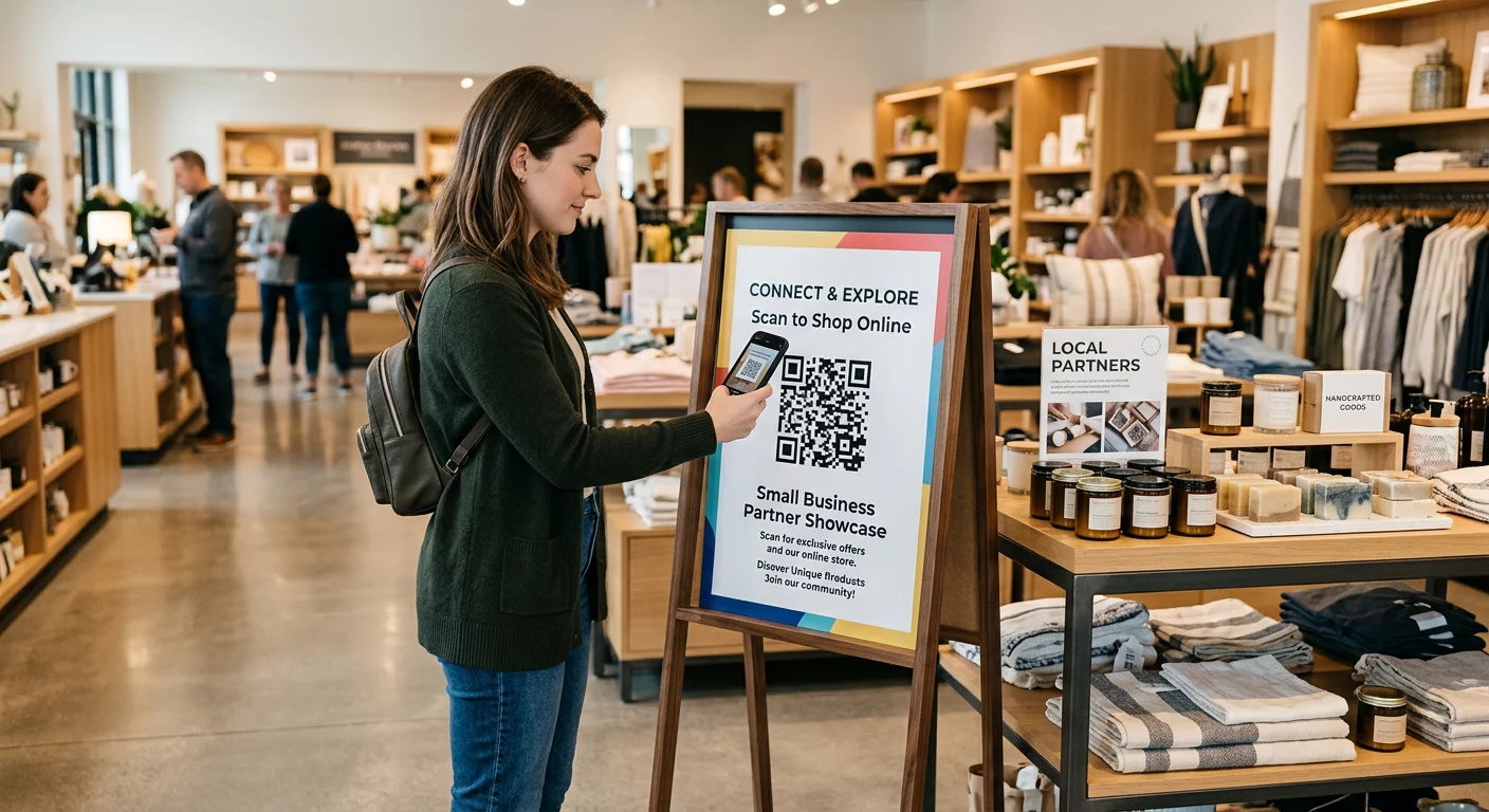 Сканирование QR-кода партнера