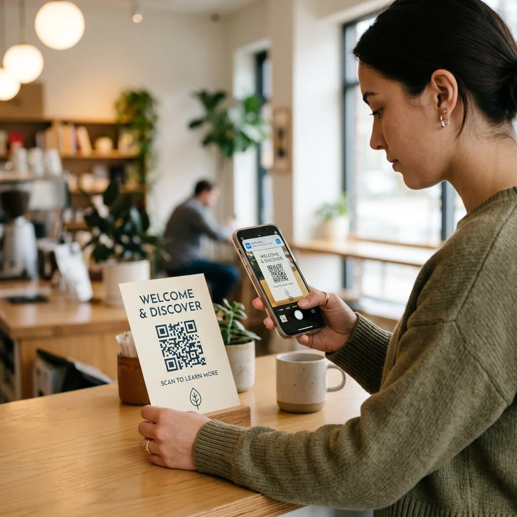 Skenování QR kódu telefonem
