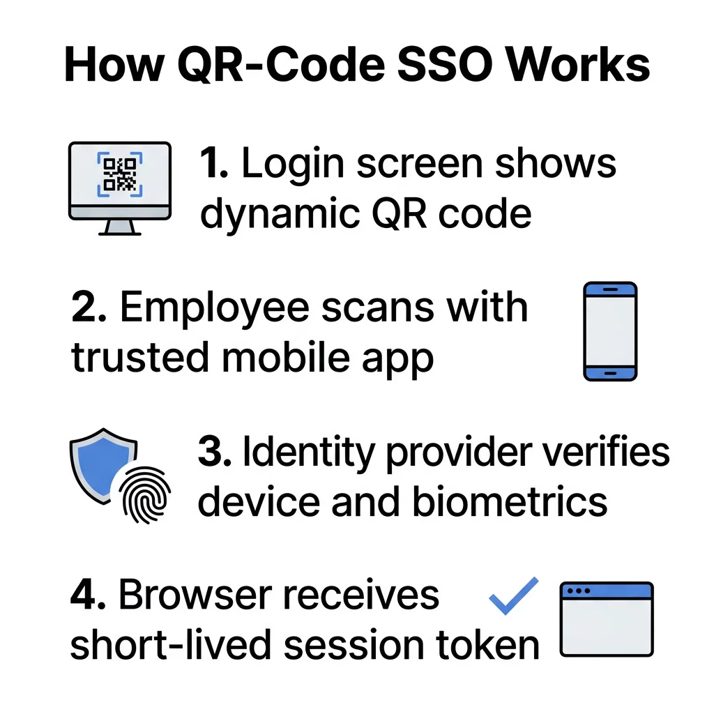 QR SSO 워크플로