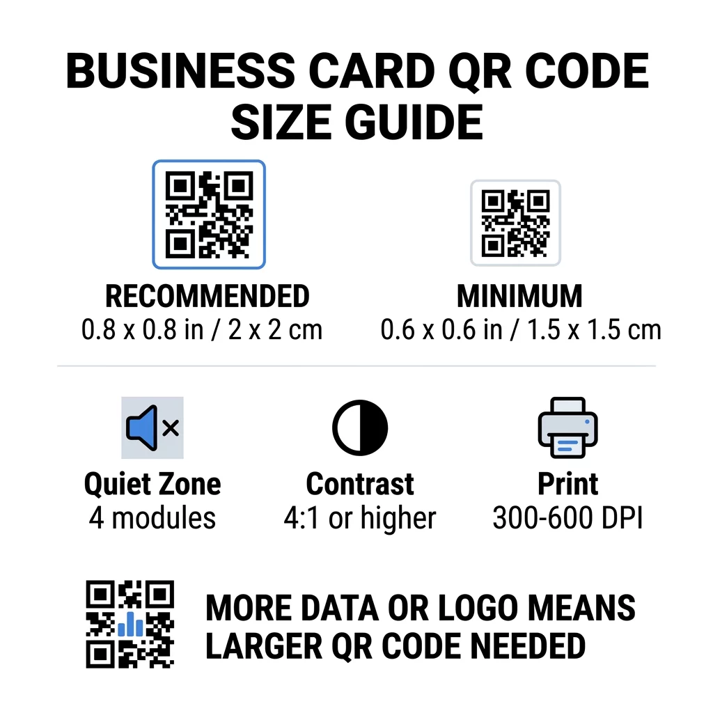 panduan ukuran kode QR
