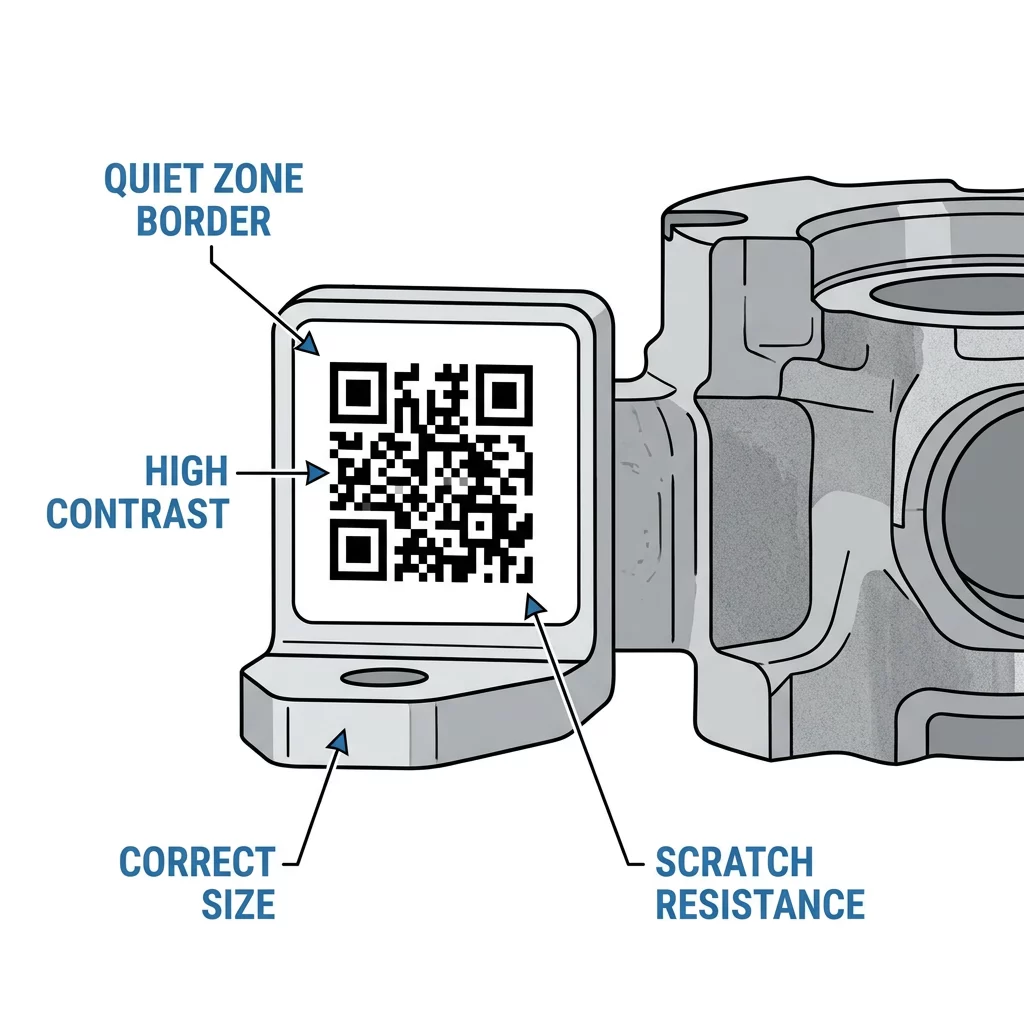 Industrial QR label standards