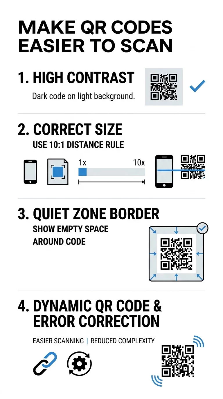 QR scan infographic