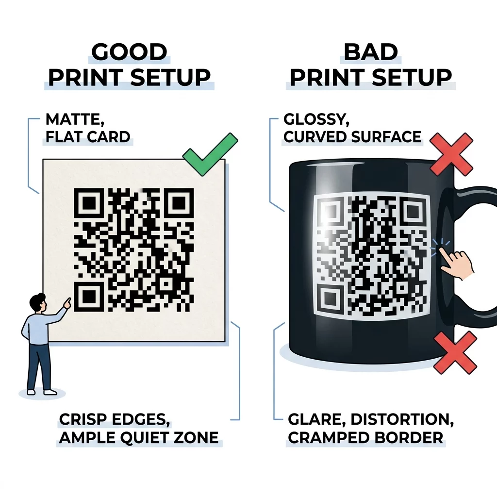 QR тиха зона