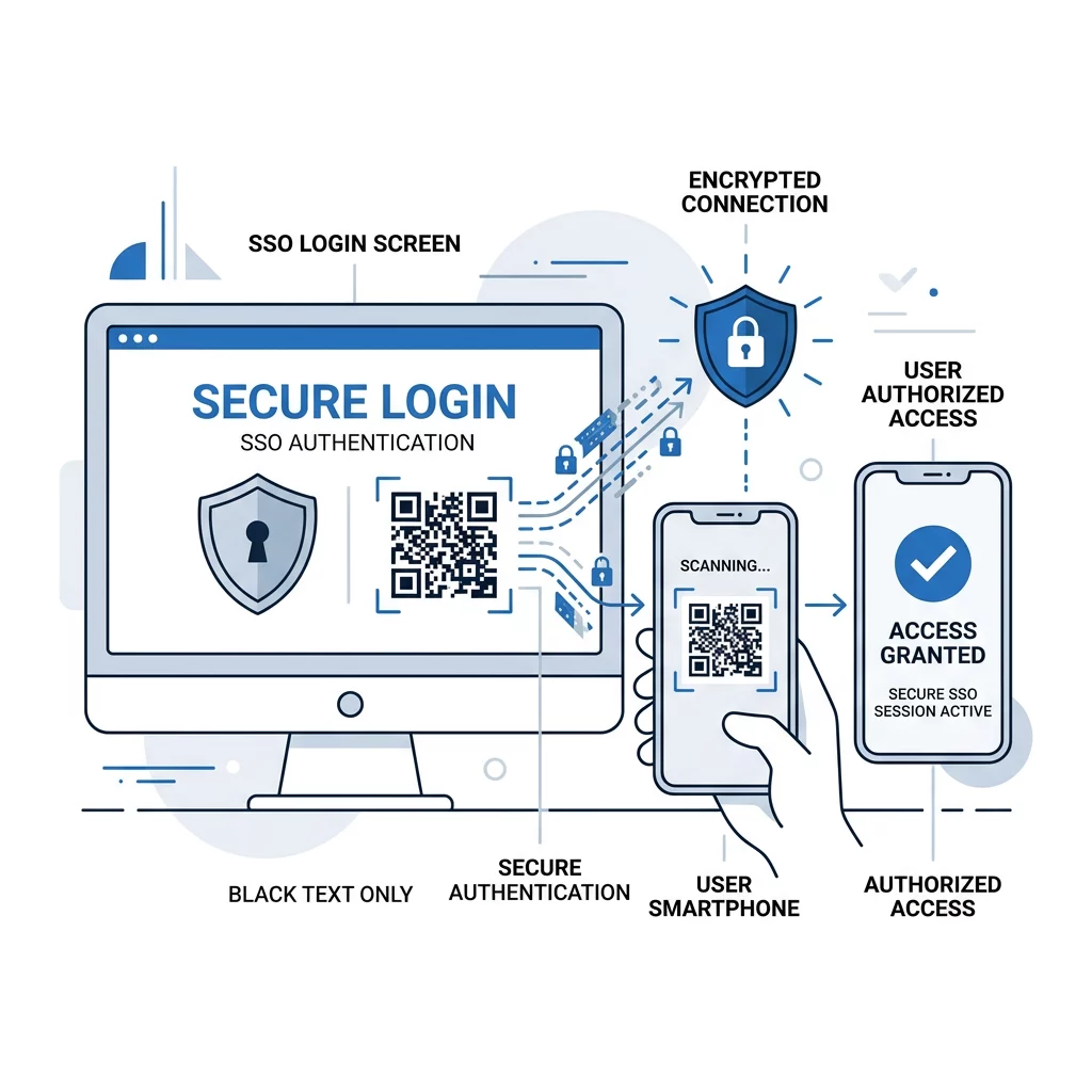 inicio de sesión SSO QR seguro