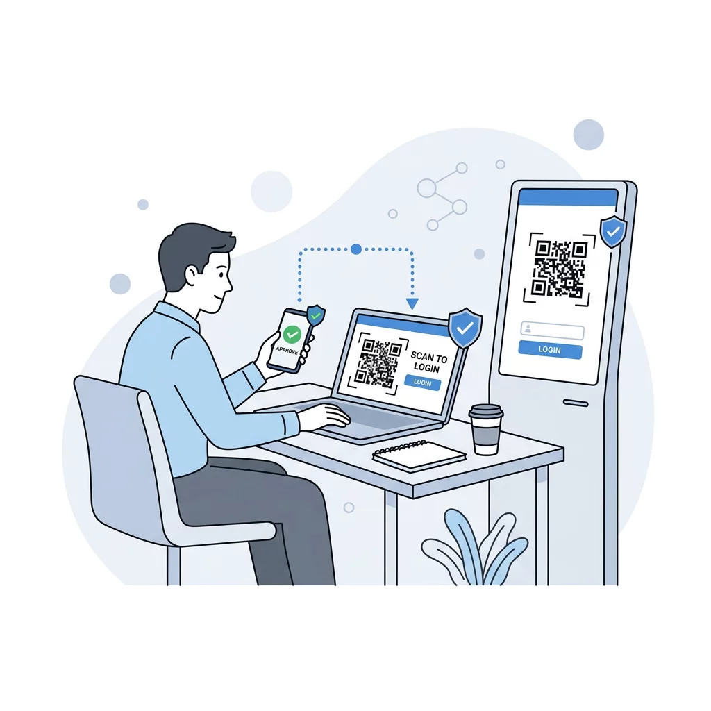 안전한 모바일 QR 액세스