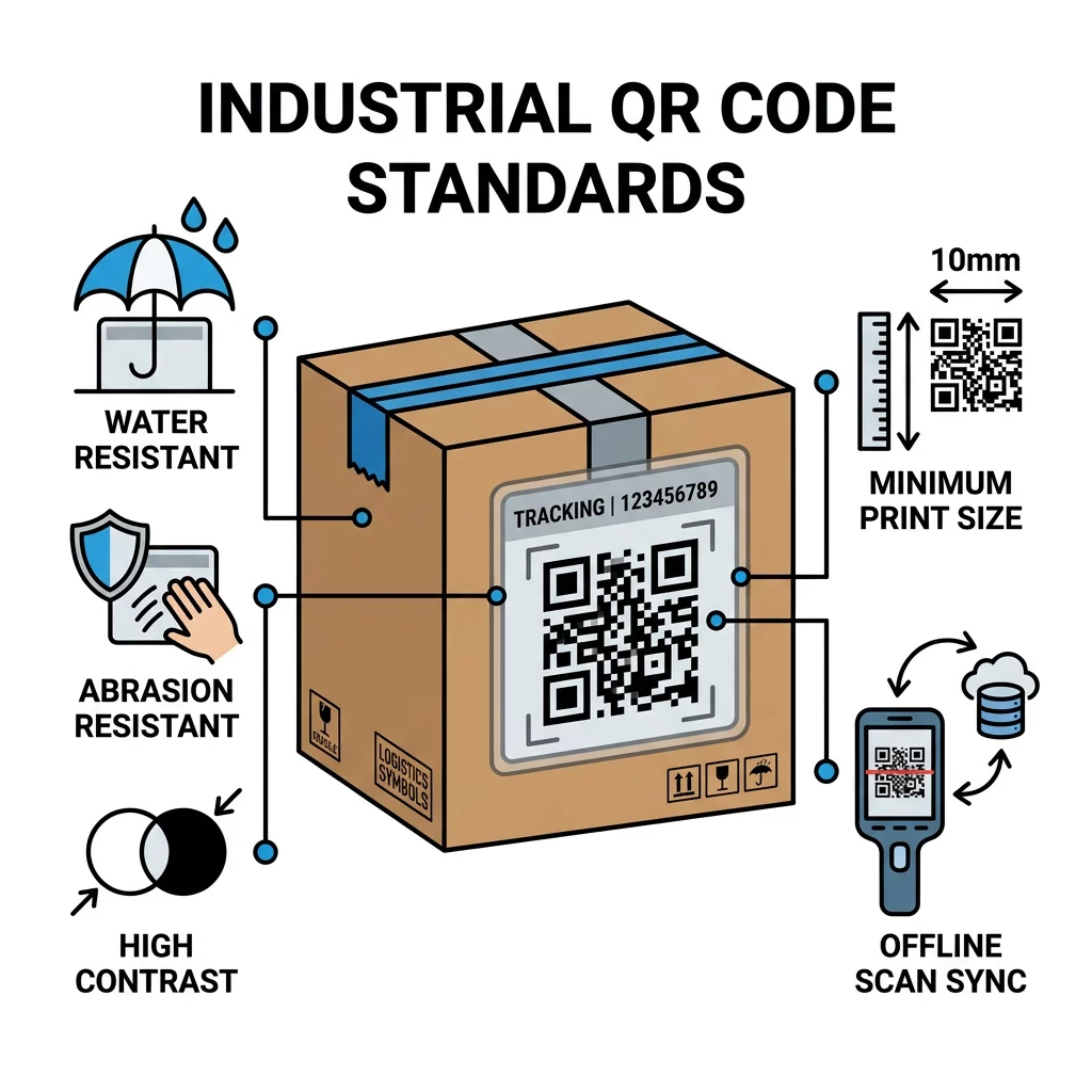 산업용 QR 라벨