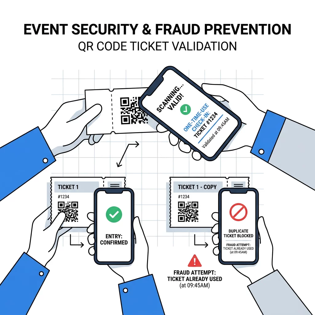 QR-ticketbeveiliging