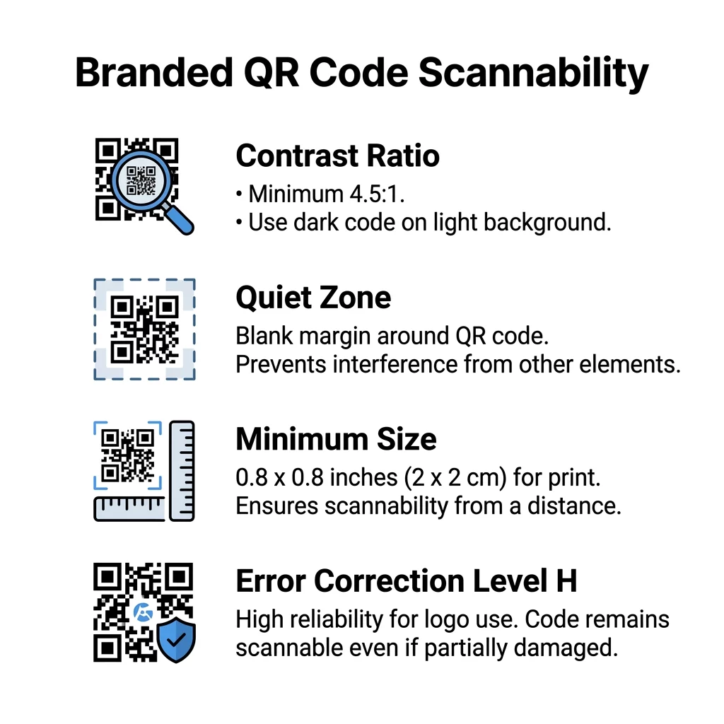 دليل تصميم رمز QR