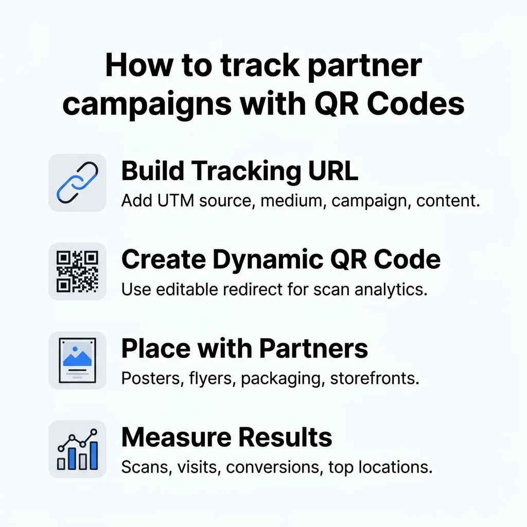 Шаги отслеживания QR