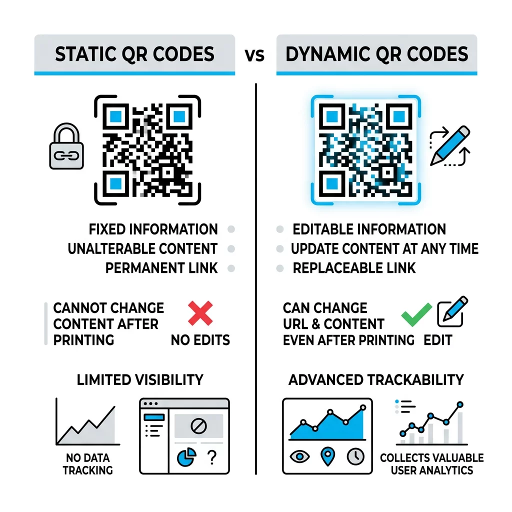 Statische dynamische QR-vergelijking