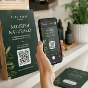 Skanowanie plakatu z kodem QR