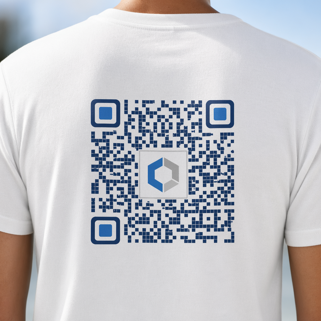 رمز QR للملابس ذات العلامة التجارية