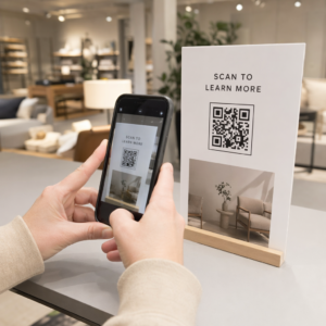 Scanarea codului QR cu telefonul