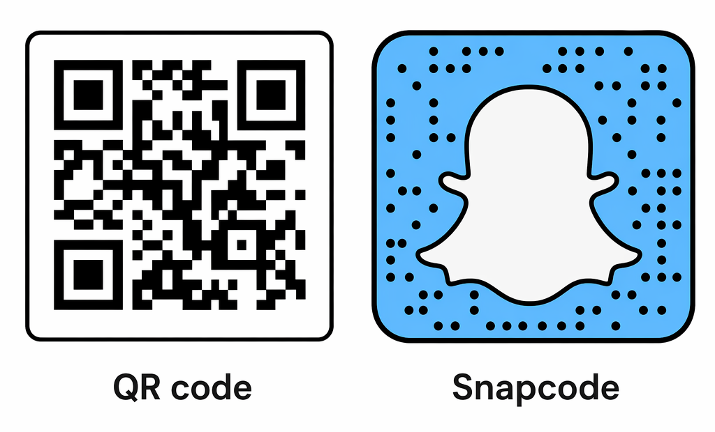 QR and Snapcode types